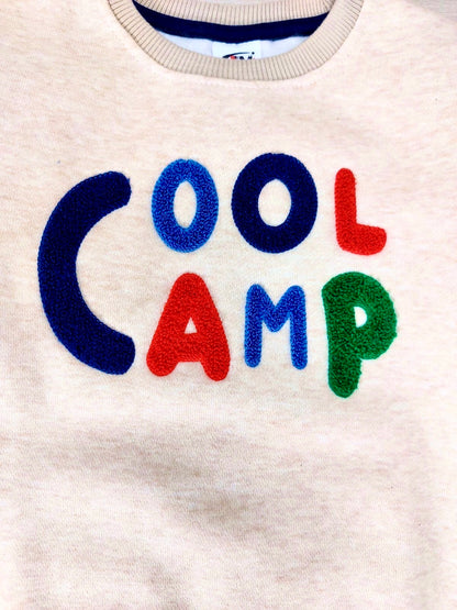 Kids Sweatshirt with “Cool Camp” Design