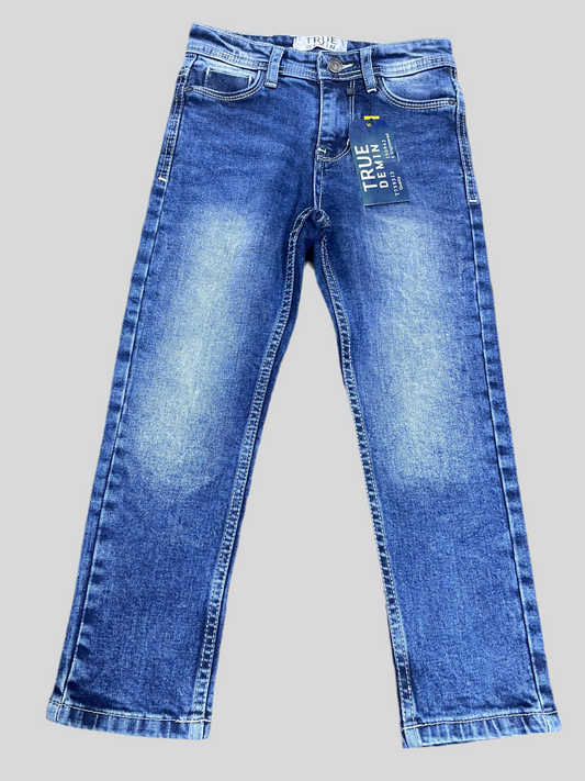 Boys Classic Blue Denim Jeans – True Denim Collection