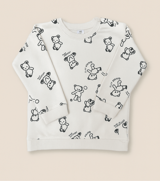 “Kids Cartoon Print Sweatshirt – Play Everyday Style” - STAR KIDS